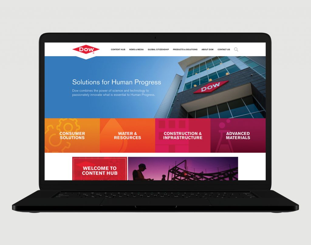 DOW Chemical Website Design