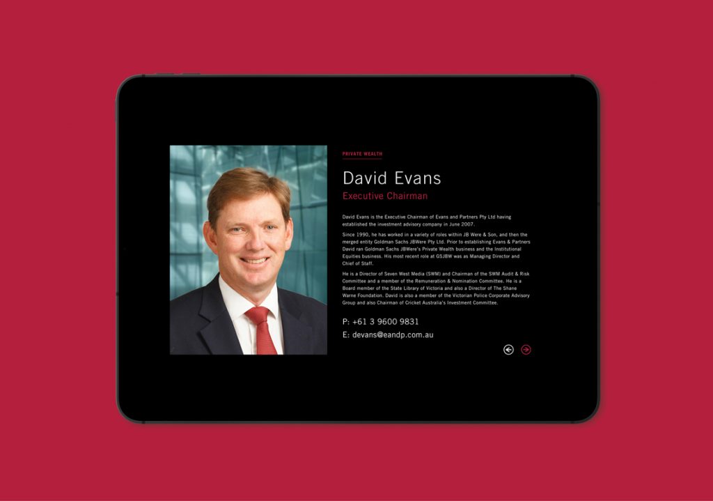 Evans & Partners Responsive Website Design